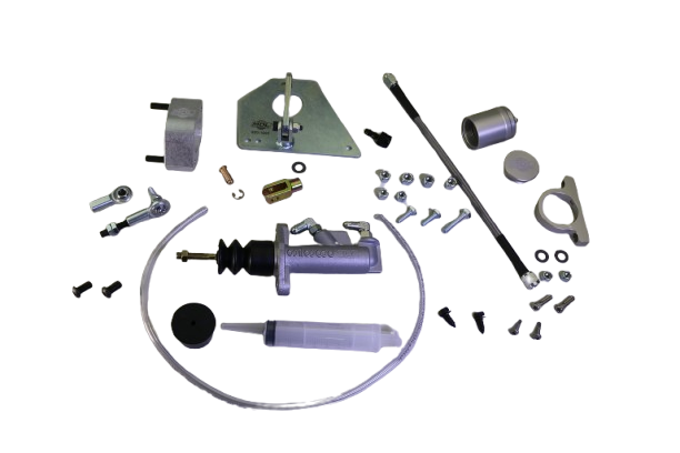 MDL LF Series 60-65 Falcon/Comet Hydraulic Clutch Master Kit, .700", Silver Aluminum reservoir